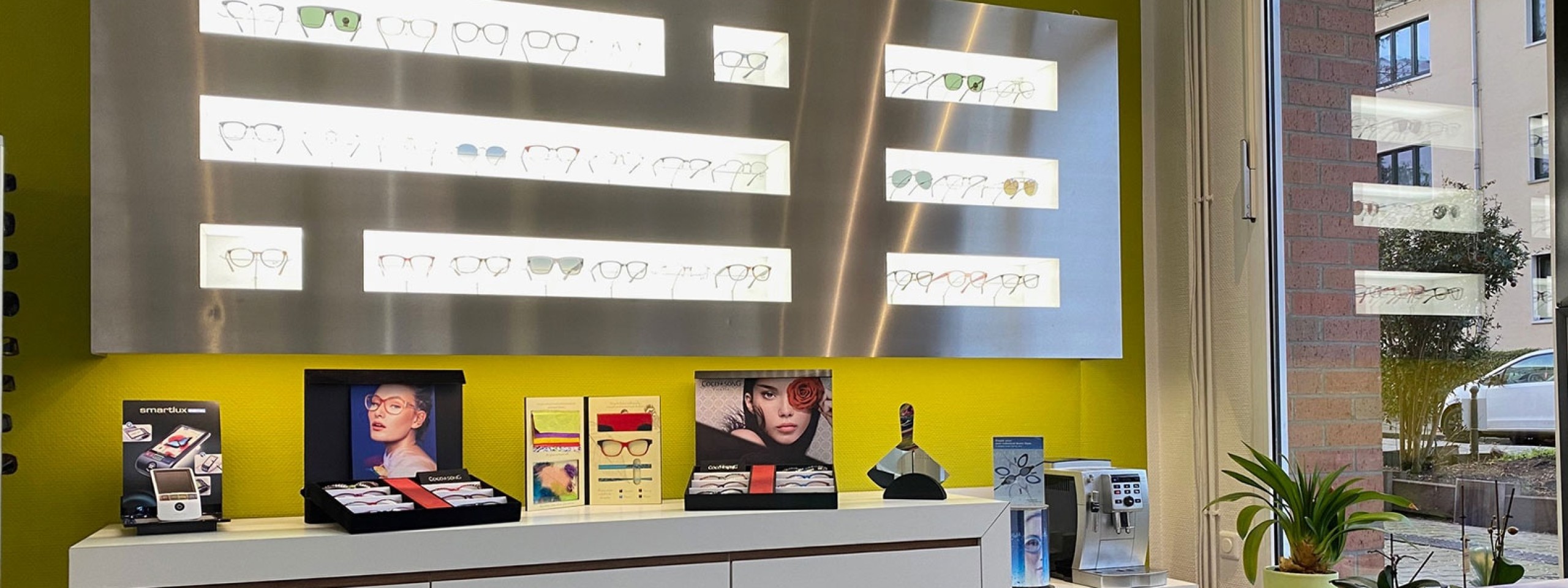 Innenräume vom Geschäft Augenoptik Brückner
